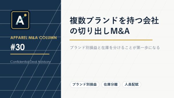 複数ブランドを持つ会社の切り出しM&A