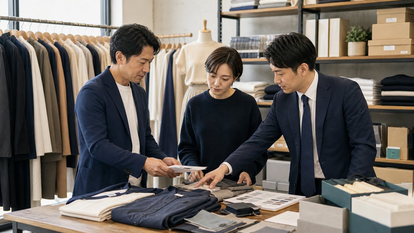 アパレル事業の在庫とSKUを確認する打ち合わせ