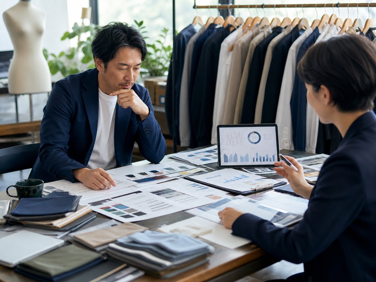 ブランド価値と販路を整理するアパレルM&A資料