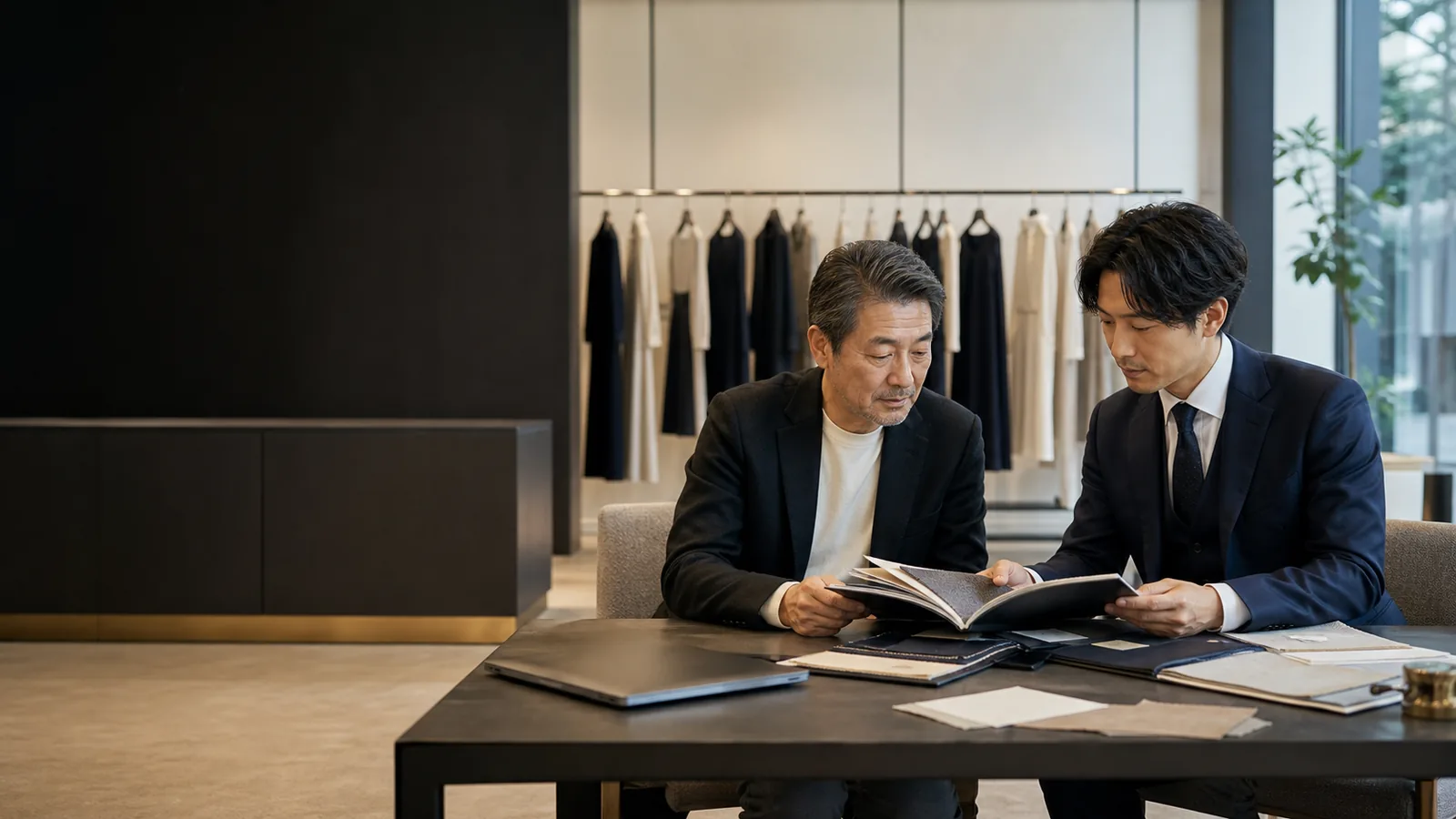 アパレル事業の譲渡と事業承継を相談するイメージ